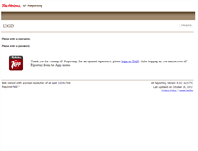 Tablet Screenshot of afreporting.frameworks.ca