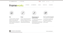 Desktop Screenshot of frameworks.no